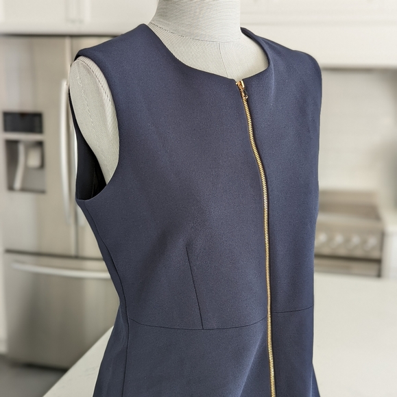 François Beauregard navy blue and gold dress, new with tag. Original value 340$+ - Picture 2 of 8